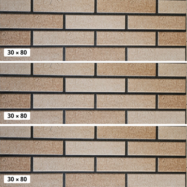 Bright brick design ceramic 30x80